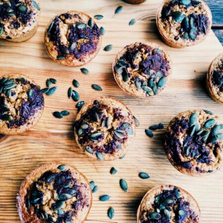 Muffins Abobora e cacau 6x70gr