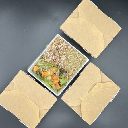 Frango com maçã, canela e quinoa 300gr